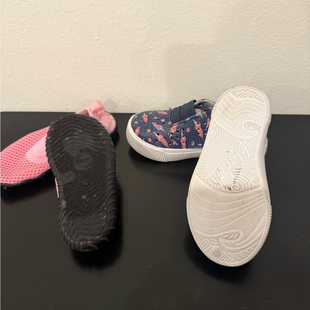 Kids Pink and Blue water shoes